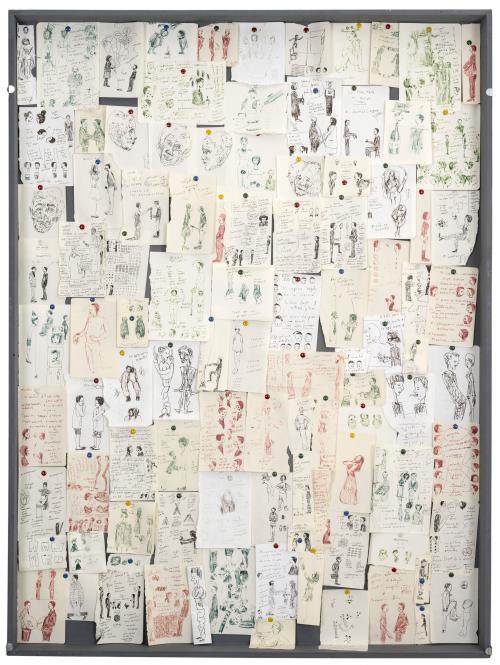 Lucas OspinaColombia, 1971 : Sin título (apuntes)