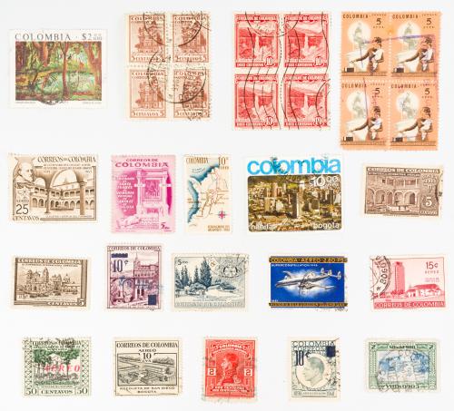 VV.AA. : Colección de filatelia colombiana del siglo XX