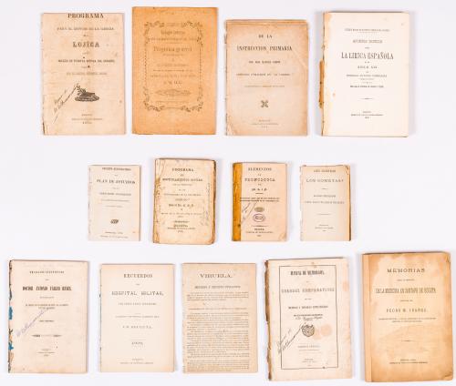 Colección de folletos sobre educación, ciencia y arte, siglo XIX