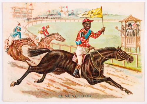 Scott & Bowne : El vencedor. Publicidad de Emulsión de Scott