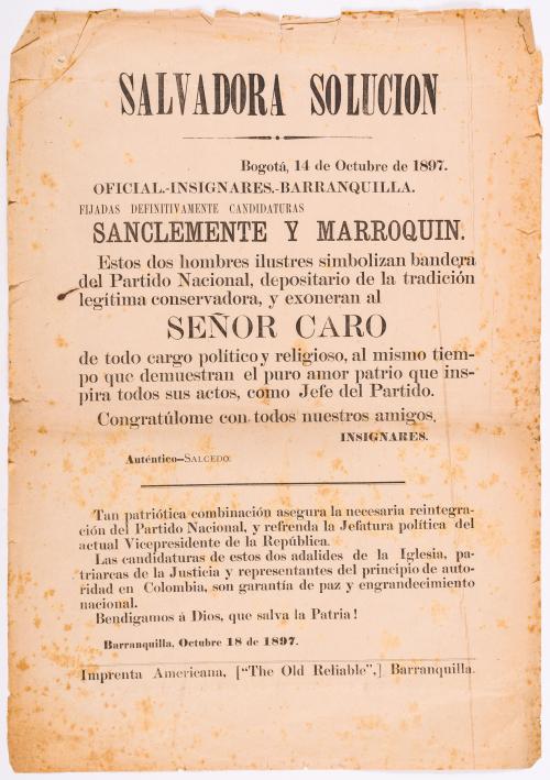 Salcedo : Salvadora Solución