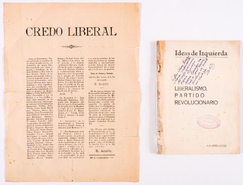 Osorio Lizarazo, José Antonio : Ideas de izquierda. Liberalismo, partido revolucionario
