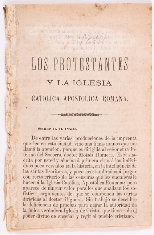 Uribe, Jesús María : Los protestantes y la iglesia catolica apostolica 