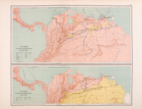 Paz, Manuel María y Pérez, Felipe : Atlas geográfico e histórico de la República de Colombia (antigua  Nueva Granada) el cual comprende las repúblicas de Venezuela y Ecuador con arreglo a los trabajos geográficos del general de ingenieros Agustin Codazzi