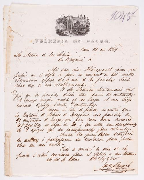 s.a. : Reglamento de la compañía de la Ferrería de Pacho
