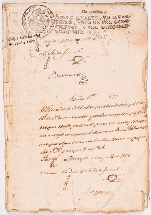 Carlos IV de Borbón : Real cédula del Supremo consejo de almirantazgo
