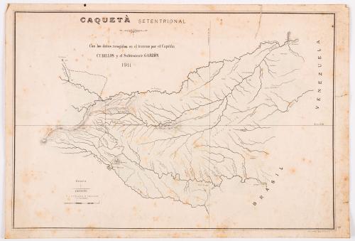Vergara y Velasco, Francisco Javier : Mapa de Caquetá