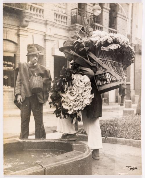 Carvajal, Gabriel : Fotografía vendedor de flores