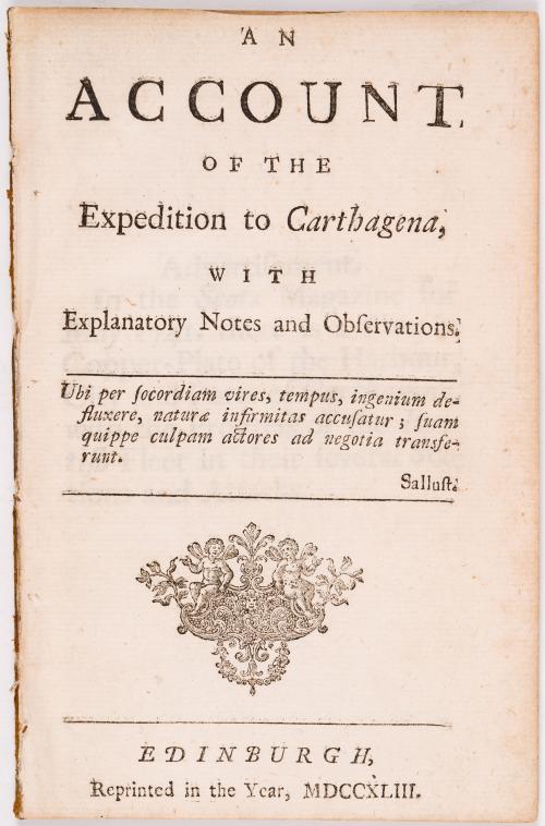 Knowles, Charles : An Account of the Expedition to Carthage