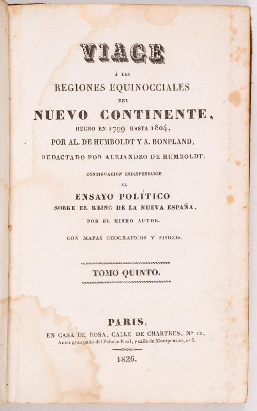 Humboldt, Alexander Von : Fragmens de géologie et de climatologie asiatiques 