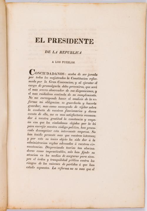 s.a : Constitución de la República de Chile. Jurada y promulgada el 25 de mayo de 1833