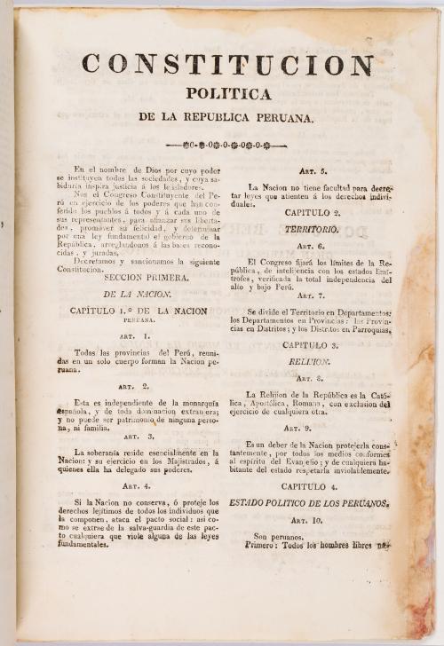 s.a : Constitución política de la República Peruana