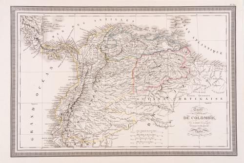 Vivien de Saint Martin, Louis : Carte de la République de Colombie