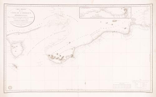 Fidalgo, Joaquín Francisco : Carte réduite de la côte de l&#39;Amérique Méridionale, depuis le Golfe de Venezuela jusqu&#39;à la Rivière de la Magdalena