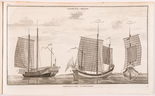 Anson, George : Voyage autour du monde, fait dans les années MDCCXL, I, II, III, IV
