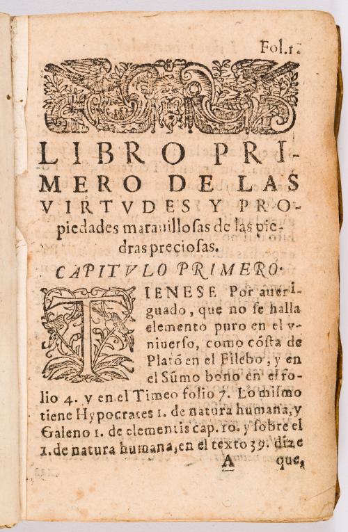 Gaspar deMoralesBoticario : Libro de las virtudes y propiedades maravillosas de las piedras preciosas