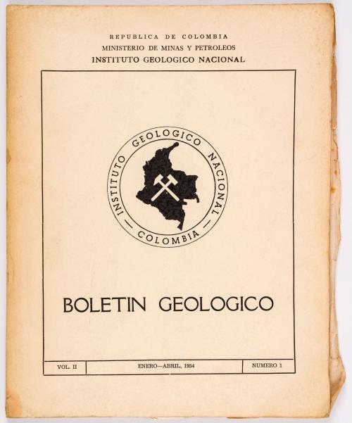 Colección de estudios geológicos oficiales en Colombia
