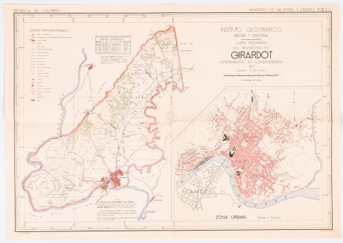 Instituto Geográfico Militar y Catastral : Mapas de Cundinamarca 