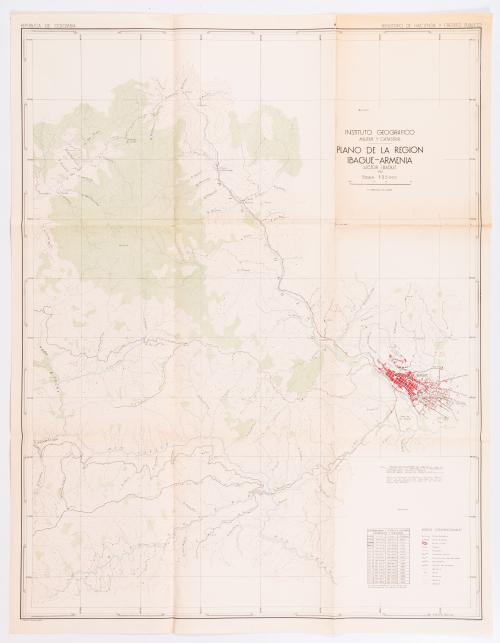 Instituto Geográfico Militar y Catastral : Mapas de Cundinamarca 