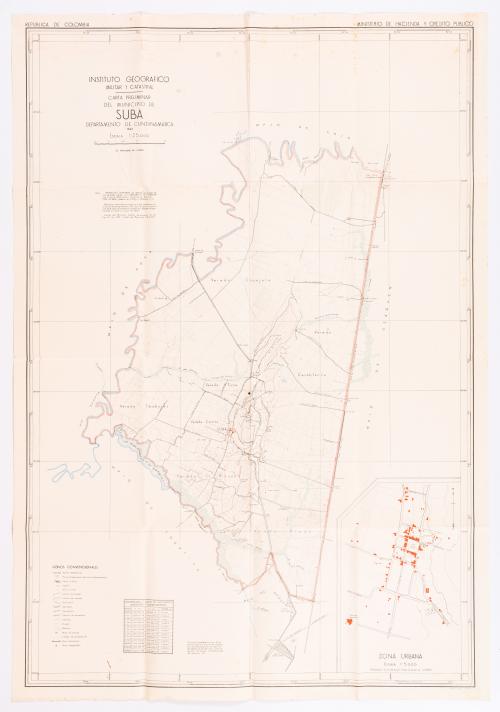 Instituto Geográfico Militar y Catastral : Mapas de Cundinamarca 