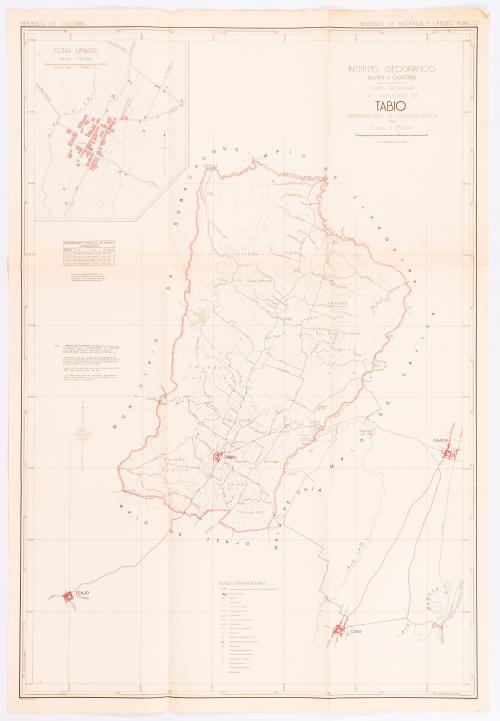 Instituto Geográfico Militar y Catastral : Mapas de Cundinamarca 