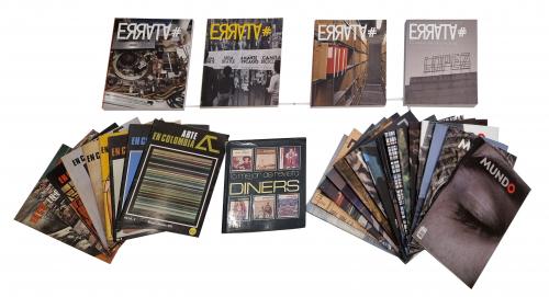 Revistas de arte: Errata, Arte en Colombia, Revista Mundo,