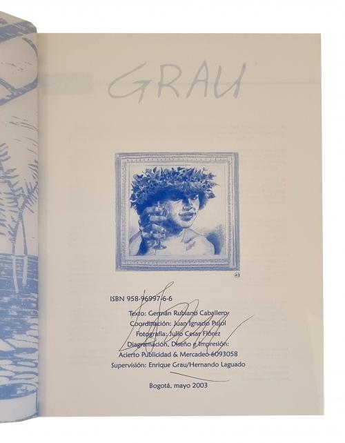 Enrique Grau: 2 catálogos FIRMADOS