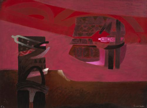 Fernando de Szyszlo Perú, 1925 - 2017 : Serie Sol negro