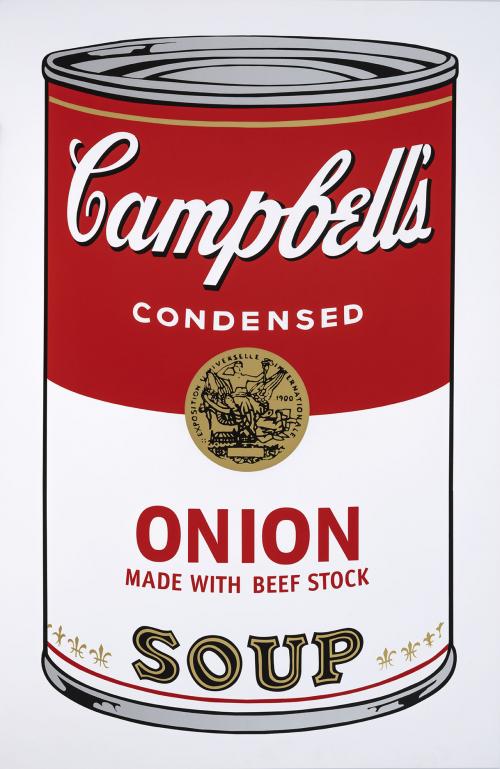 Andy WarholEE.UU., 1928 - 1987 : Campbell&#39;s Onion Made wit