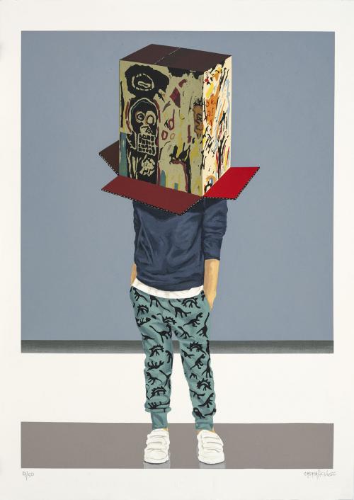 Javier Caraballo Colombia, 1985 :  Basquiat, de la seria “B