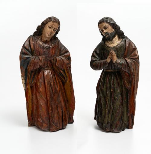 Virgen María y San José