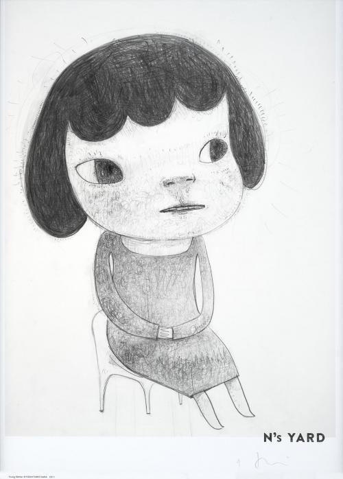 Yoshitomo Nara Japón, 1959 : Afiche Young mother