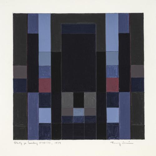 Fanny Sanín Colombia, 1938 : Study in painting N° 10 (2)