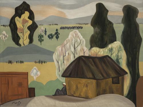 Marco OspinaColombia, 1912 - 1983 : Paisaje sabanero