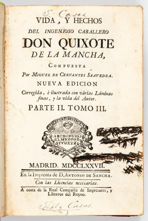 Cervantes Saavedra, Miguel de : [Ed. ilustrada] Vida, y hec