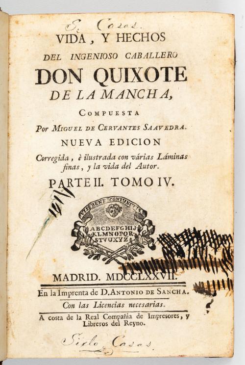 Cervantes Saavedra, Miguel de : [Ed. ilustrada] Vida, y hec