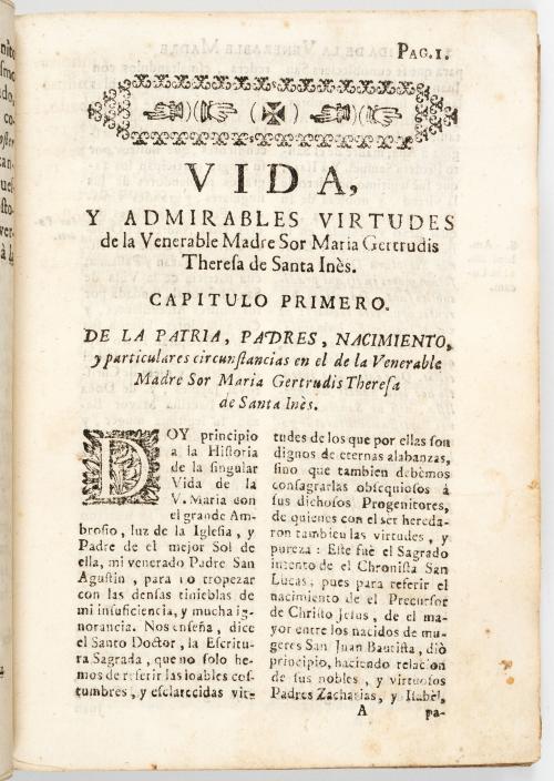 Calvo de la Riba, Pedro Andrés : Historia de la singular vi
