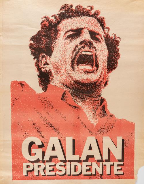 [Duque, Carlos] : Afiche de la campaña presidencial de Galán