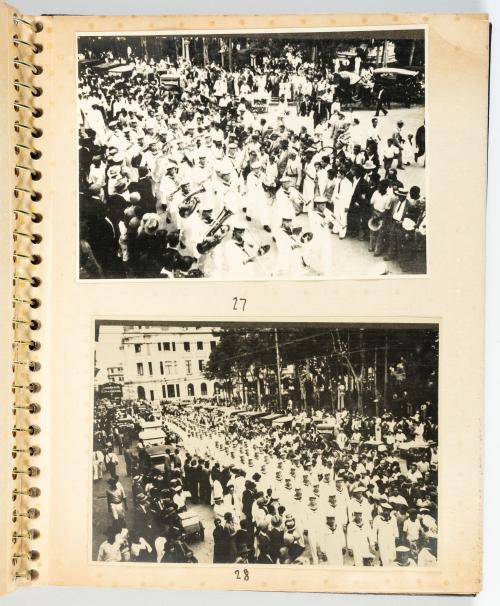 s.a. : [Nazismo] Álbum de la visita del crucero Alemán Karlsruhe a Cali, 1935