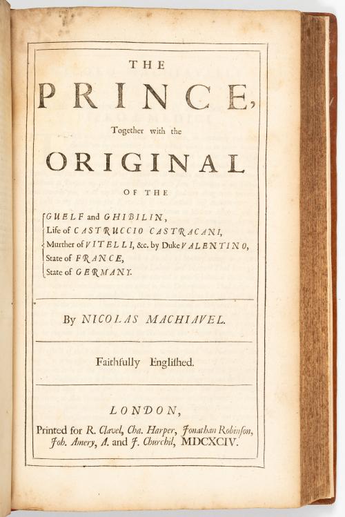 Machiavelli, Niccolò (Nicolas Machiavel) : The Works of the