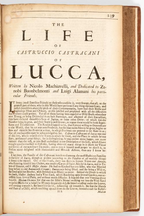Machiavelli, Niccolò (Nicolas Machiavel) : The Works of the