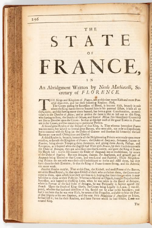 Machiavelli, Niccolò (Nicolas Machiavel) : The Works of the
