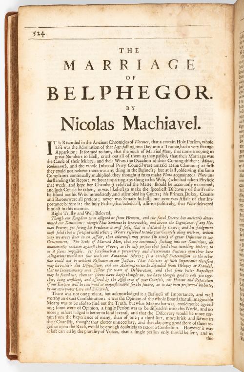 Machiavelli, Niccolò (Nicolas Machiavel) : The Works of the