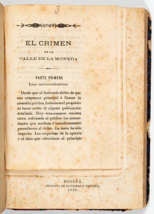 Escallo, Manuel A. : Importante miscelánea literaria bogota