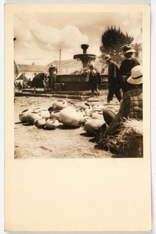 Ramos, Luis  Benito   : Fotografía de fuente en Chiquinquirá