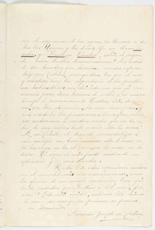 Caldas, Francisco José de  : Discursos y observaciones de F