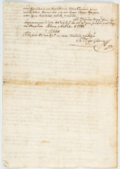 Garcia, Diego : [Esmeraldas] Descripción manuscrita de las 