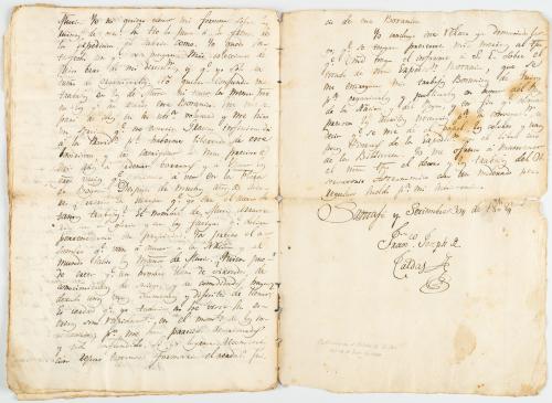 Caldas, Francisco José de  : Manuscrito original del memori
