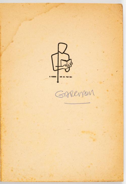 García Márquez, Gabriel : [Ed. firmada] La hojarasca, 1ra e