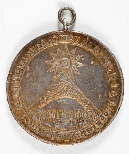 Medalla de bronce Simón Bolívar libertador de Colombia y del Perú